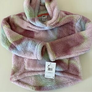 Nike Girls Sherpa Hoodie “Pink Foam” size 6X NWT